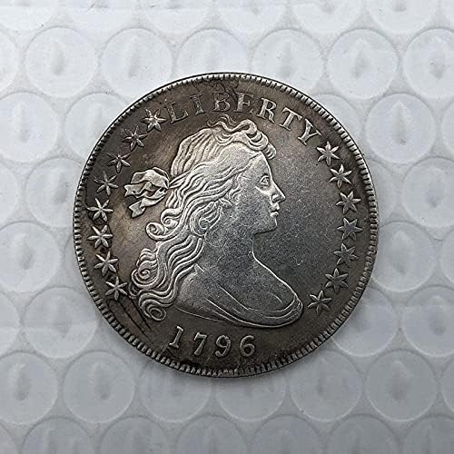 Реплика Възпоменателни монети със сребърно покритие Монети Старинни Занаяти Изготвяне на Чуждестранни Възпоменателни
