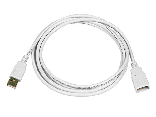 Удлинительный кабел Monoprice USB Тип-A към конектора USB Type-A 2.0 - 3 метра - Черен (3 опаковки) 28/24AWG,