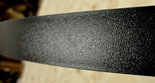Черен кант от PVC с дебелина 3 мм, 15/16 x 200 фута, без лепило. Ролка с дебелина 0,80
