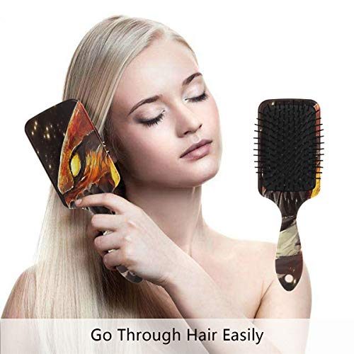 Четка за коса на въздушна възглавница Vipsk, Пластмасова с цветно изображение, Чудовище, Подходящ за добър масаж и Антистатични разнищване на Косата, подходящ за суха