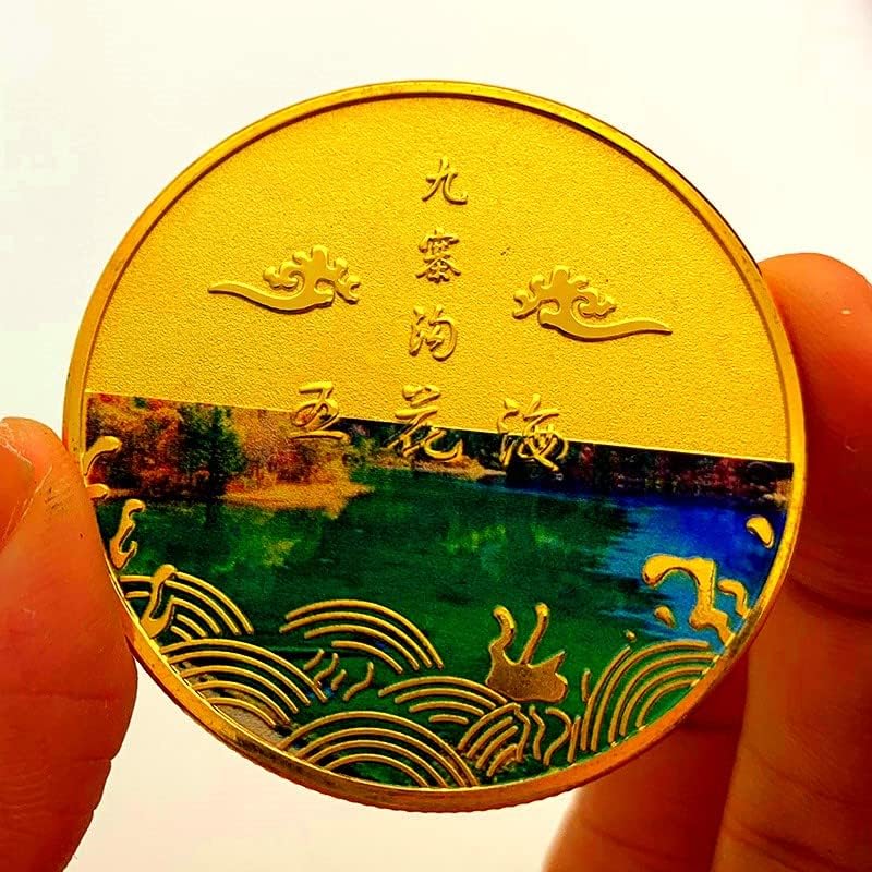 Пътни монети Тибет Дворец Потала Позлатени медали Шанхай Алея Монети Дуньхуан Цзинганшань Монети Цзючжайгоу