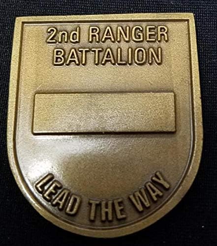 Монета на Обаждане от 2 - ри батальон на 75 - и полк рейнджърите от Армията на САЩ, във формата на Светкавица
