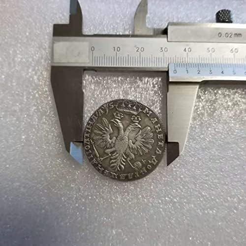 Старинни Занаяти 1724 година Руската Портина 50 цента Точно Копие на Монети Възпоменателна монета 1664