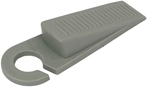 Нов Lon0167 за домашно секс с гумено Защитно клин, надеждна врата накрайник с кука, сив,, дължина-129 мм (id:
