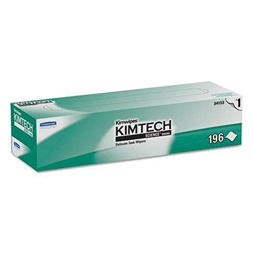 Kimberly-Clark 34133 Кърпички Kimtech Science Kimwipes за деликатни задачи, ширина 11.8 инча, дължина 11.8 инча,